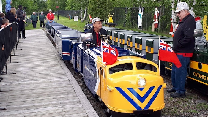 Le train miniature patrimonial de North Bay.