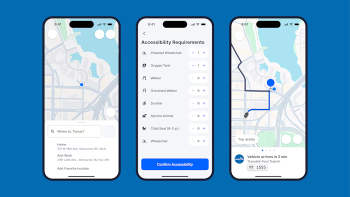 TransLink s'associe à la société Spare pour lancer un logiciel de réservation HandyDART, dont le lancement est prévu en 2027.