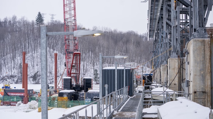 Un chantier de construction sur la Gabelle.