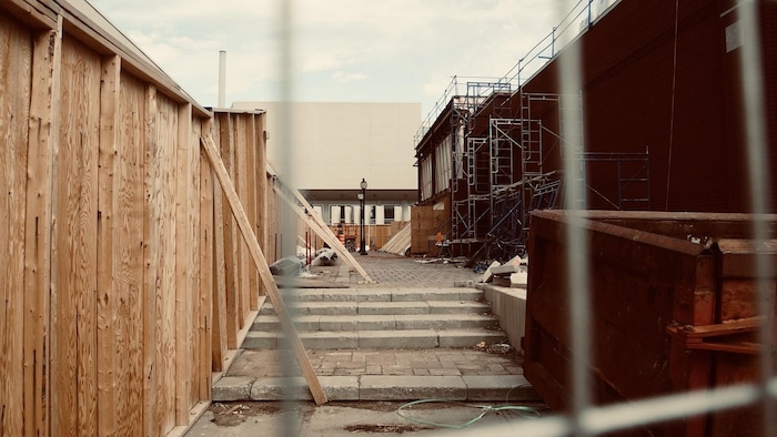 Un chantier de construction.