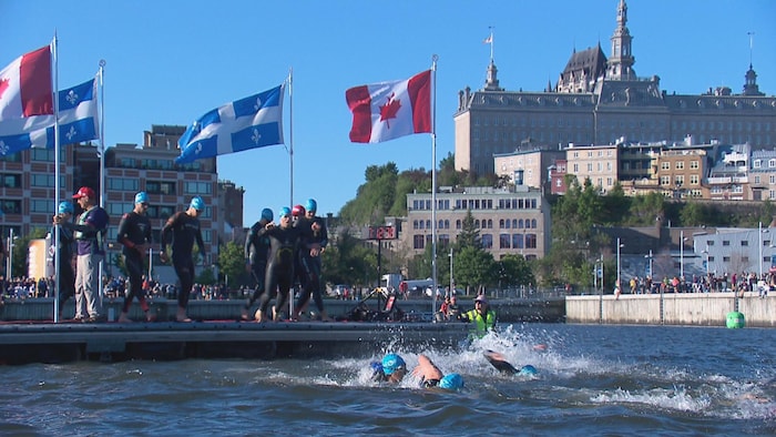 La Ville de Québec était en mode triathlon, ce week-end, alors que se tenait le premier Challenge Cap Québec.