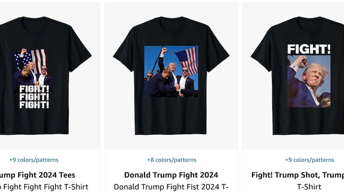 T-Shirt Anti-Biden - Chemise Républicaine Patriotique - Coton Homme - Fait Main