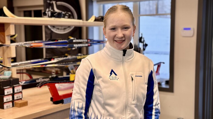 Tula Sundholm, biathlète albertaine de Fort McMurray.