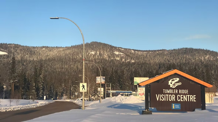 Le centre d'accueil de Tumbler Ridge