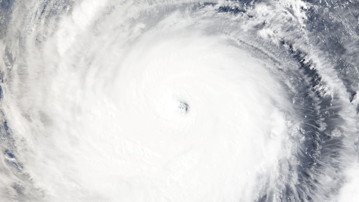 Une image satellite du typhon Bavi.