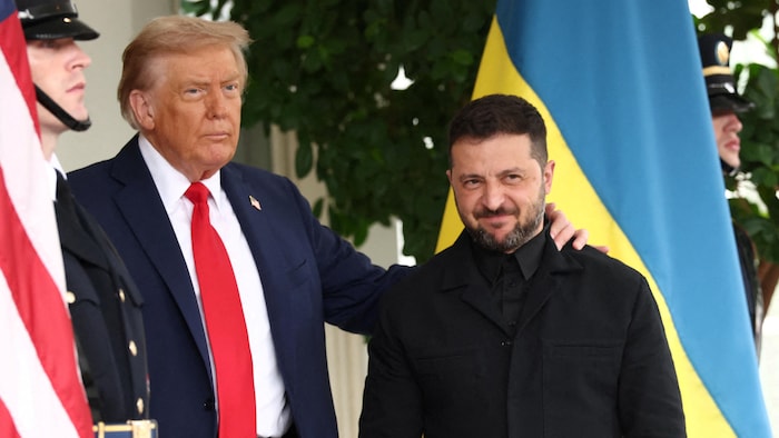 Donald Trump et Volodymyr Zelensky.