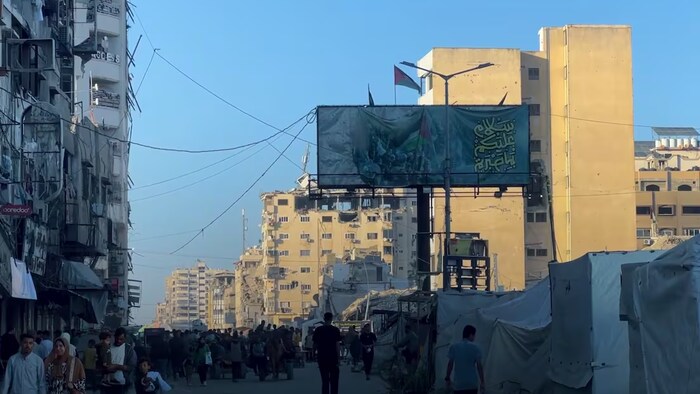 Les rues de Gaza.