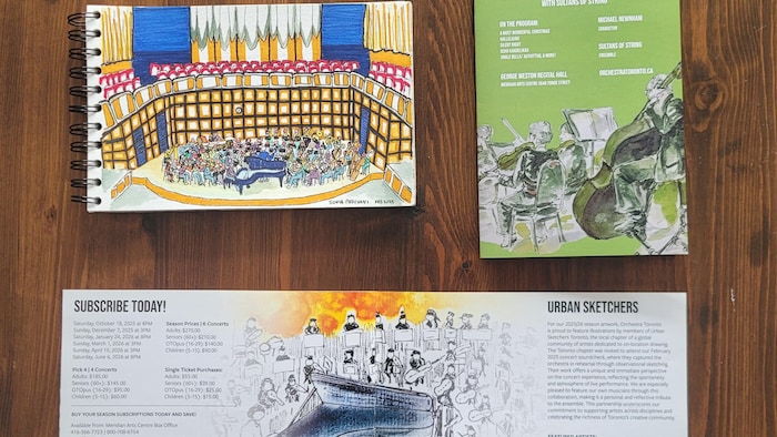 Des livrets sur lesquels des dessins sont imprimés et dessinés.