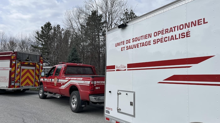 Une unité de soutien opérationnel et de sauvetage spécialisé de Sherbrooke.