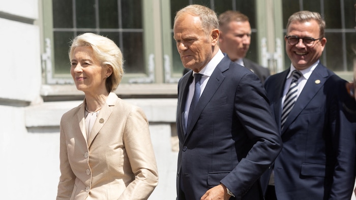 Ursula von der Leyen et Donald Tusk.
