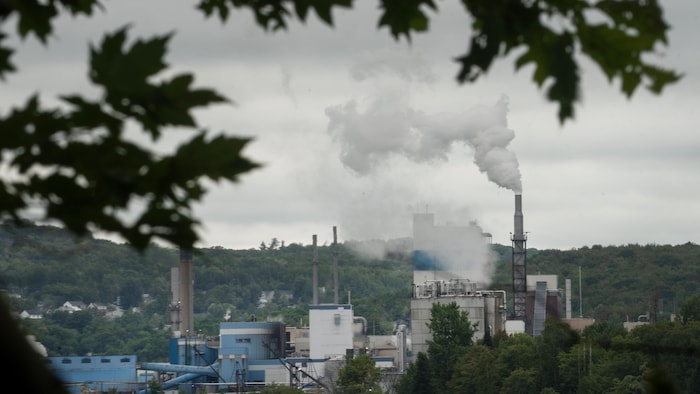 L'usine RYAM se fond dans le paysage de Témiscaming.