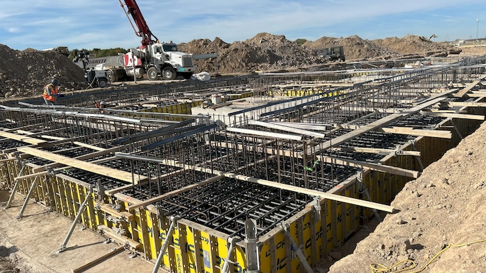 Le chantier de operation  de l'usine de Volkswagen de St. Thomas.