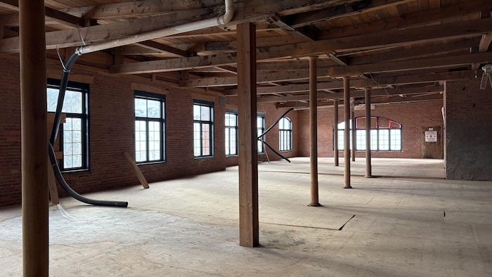 L'intérieur de l’ex-usine Belding-Corticelli.