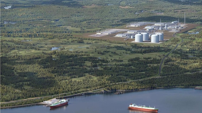 Une usine de production d'hydrogène et d'ammoniac non loin de l'océan