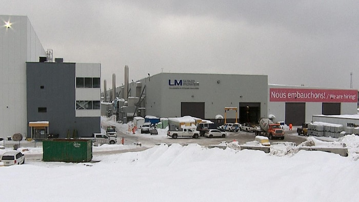 L'usine LM Wind Power, à Gaspé.