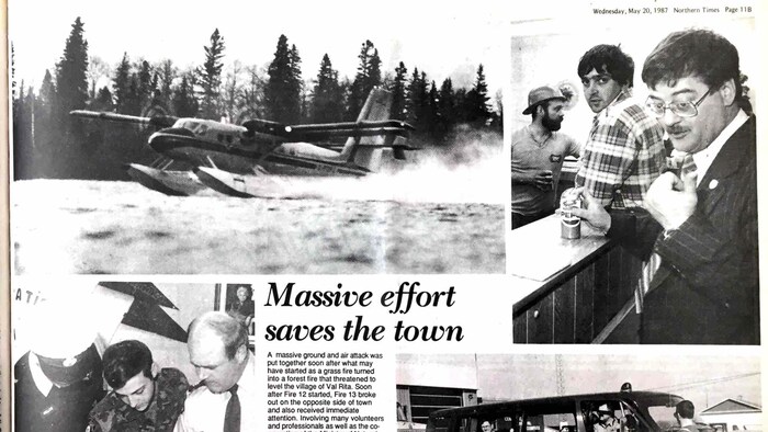 Le 13 mai 1987, un feu de forêt forçait l'évacuation de Val Rita ...