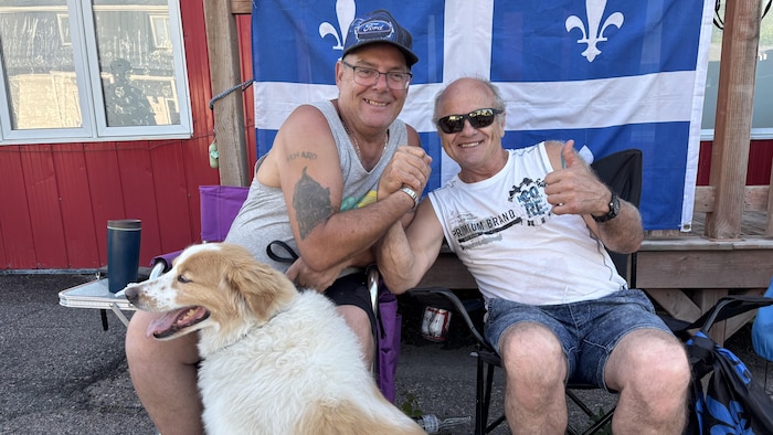 Richard Lapointe et Valaire Côté.