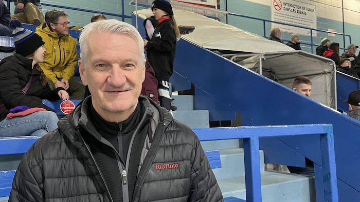 Luc Dufour prend la pose.