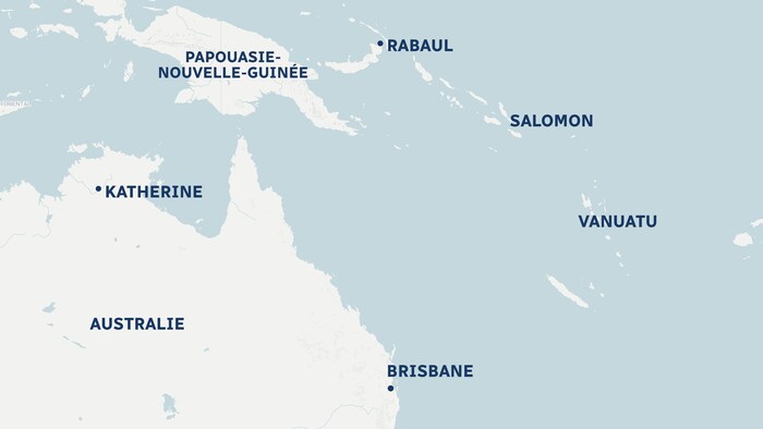 Vanuatu en un mapa.