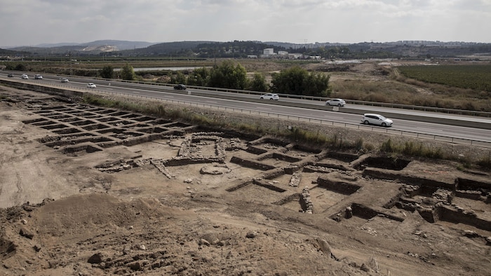 Vue générale d'une grande ville vieille de 5 000 ans dans le nord d'Israël. 