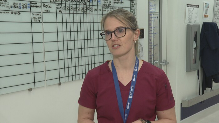 Amie Seidle, instructrice dans le programme de technologie vétérinaire du collège Olds.