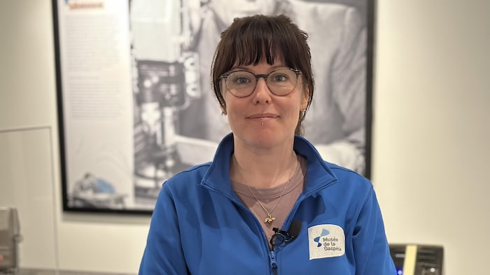La conservatrice au Musée de la Gaspésie, Vicky Boulay,