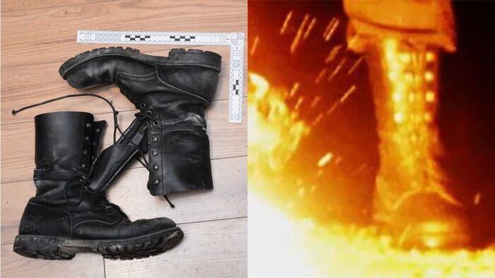 Deux exemplaires de bottes.