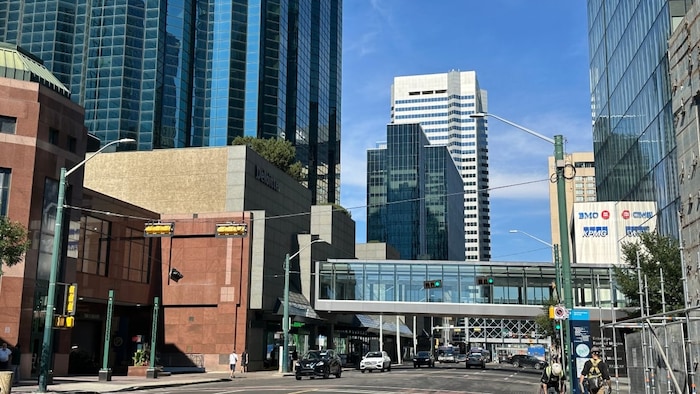Centre-ville d'Edmonton. 