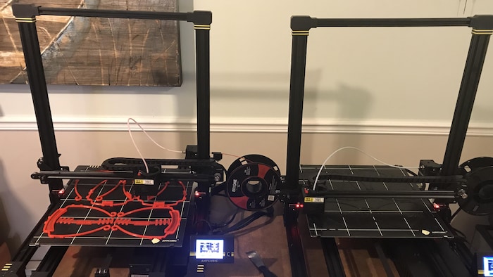 Une imprimante 3D en action.