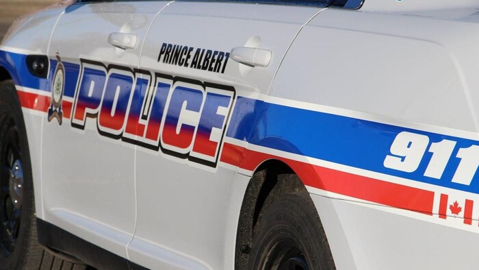 Une voiture de police de Prince Albert