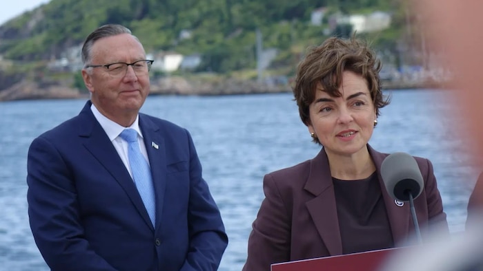 Tony Wakeham et Christine Fréchette.