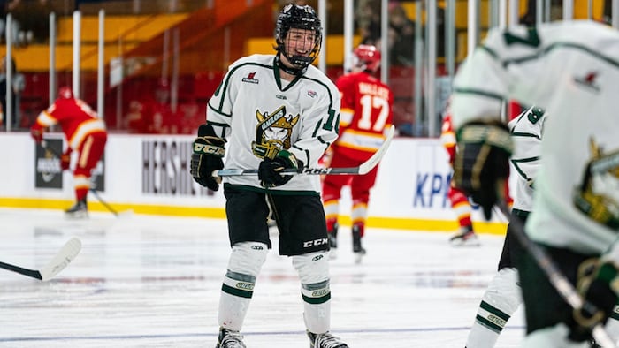 Caleb Desnoyers était classé au premier rang par le centre de dépistage de la LHJMQ.