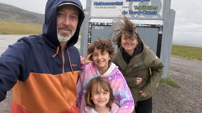 Une photo de Will Cox et sa famille.