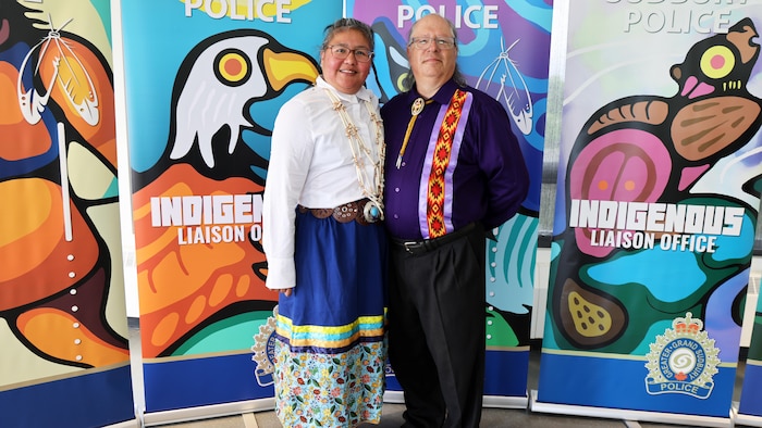 Photo de Robin Wemigwans et de Will Morin.
