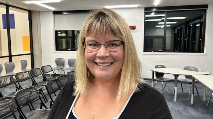 La présidente de l'Association manitobaine du personnel enseignant francophone, Desirée Pappel.