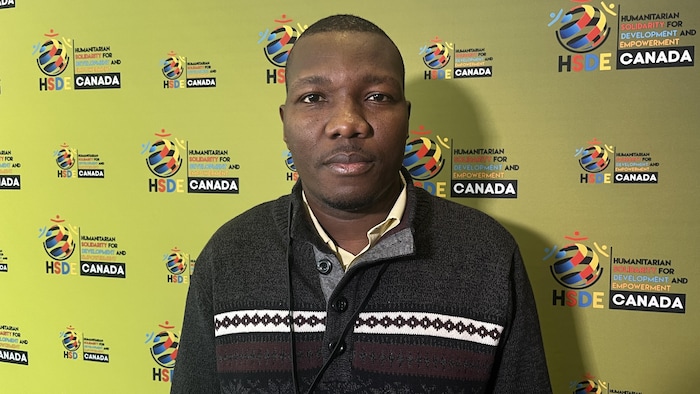 Thierry Noudjiambaye au Musée canadien pour les droits de la personne, le 28-03-2026.