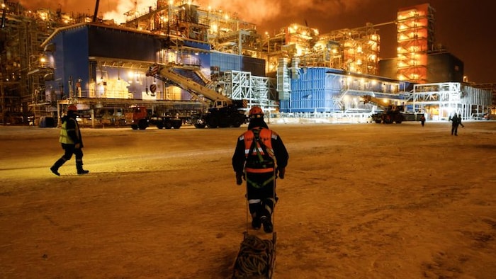 A file photo of the Yamal LNG plant in the port of Sabetta on the Kara Sea shore line on the Yamal Peninsula in the Arctic circle, some 2500 km of Moscow. Chinese companies own almost a third of the project. ( Maxim Zmeyev/AFP/Getty Images)
