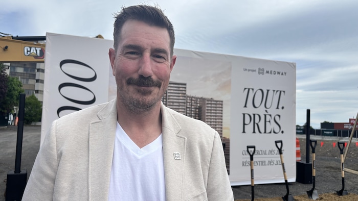 Yan Boudreau, sur un chantier.