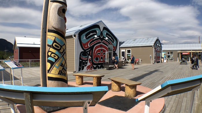 le secteur touristique des Commons à Carcross