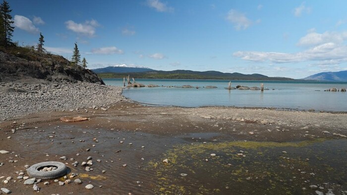 Le lac Marsh, au Yukon, en juin 2025.