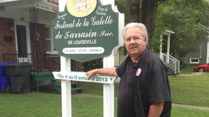Yvon Picotte, président du Festival de la galette de sarrasin de Louiseville.