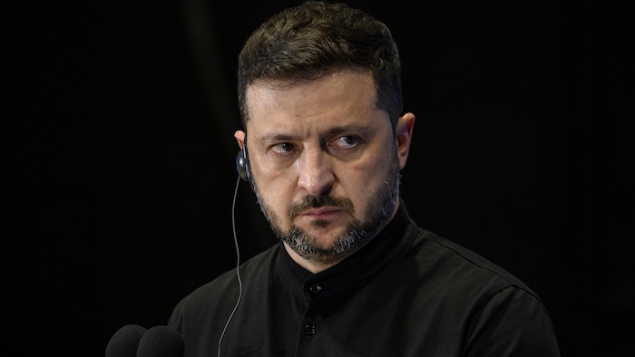 Le président ukrainien Volodymyr Zelensky