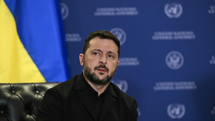 Le président ukrainien, Volodymyr Zelensky.