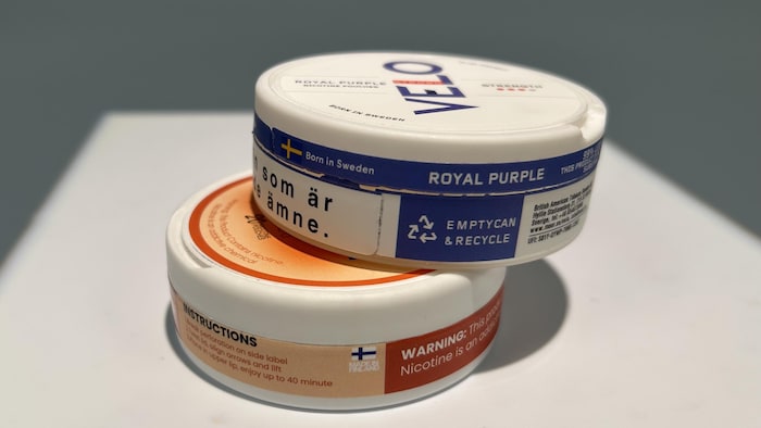 Des sachets de nicotine illégaux au Canada