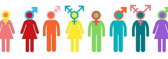 Logo des différentes identités de genre.