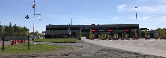 Le poste frontalier de Woodstock.