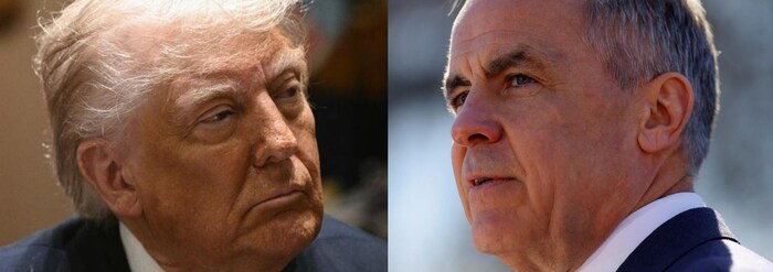 Donald Trump et Mark Carney