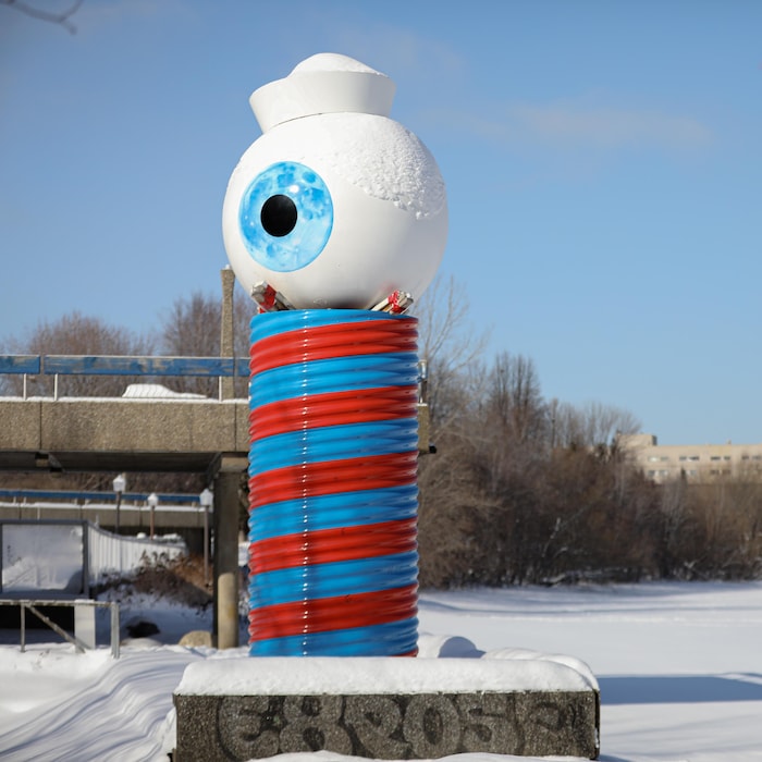 Photo de l'oeil en bordure de la rivière Saint-Charles.