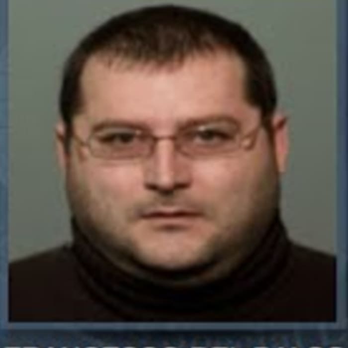 Francesco Del Balso après son arrestation dans l'opération Colisée, en 2006.