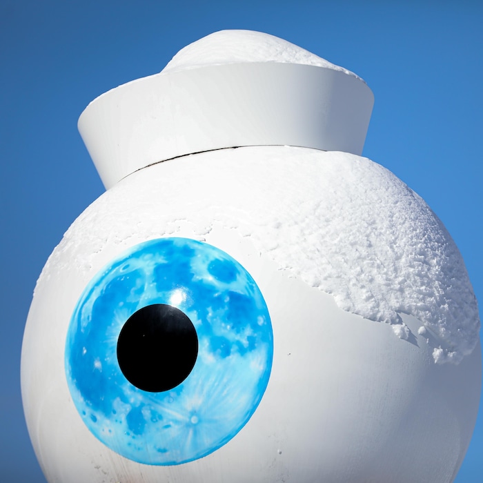 «Les gardiens» (2018) de Cooke-Sasseville, parc linéaire de la rivière Saint-Charles.